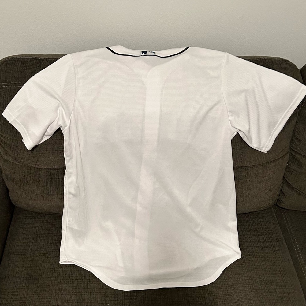 Nike Authentic Seattle Mariners MLB Baseball with Patch White Jersey Men’s Sz M - Picture 6 of 6